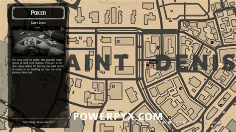 high stakes poker rdr2|rdr2 saint denis poker location.